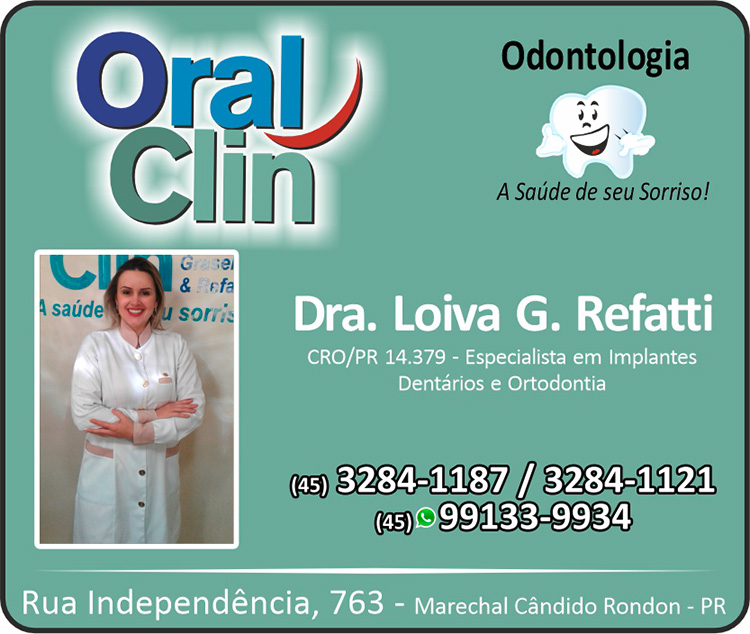 Cartão de LOIVA GRASEL REFATTI / ORAL CLIN ODONTOLOGIA / CLÍNICA ODONTOLÓGICA