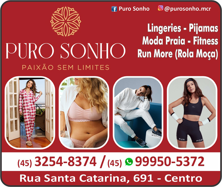 Cartão de PURO SONHO / MODA ÍNTIMA / LOJA