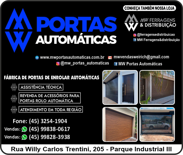 Cartão de MW PORTAS AUTOMÁTICAS