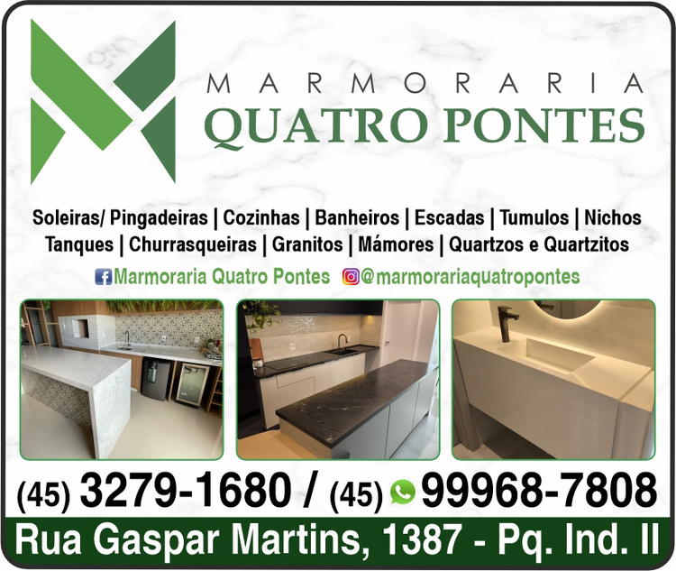 Cartão de QUATRO PONTES MÁRMORES E GRANITOS / MARMORARIA