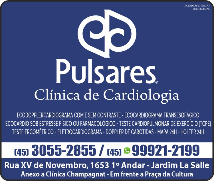 Cartão de PULSARES CLÍNICA DE CARDIOLOGIA